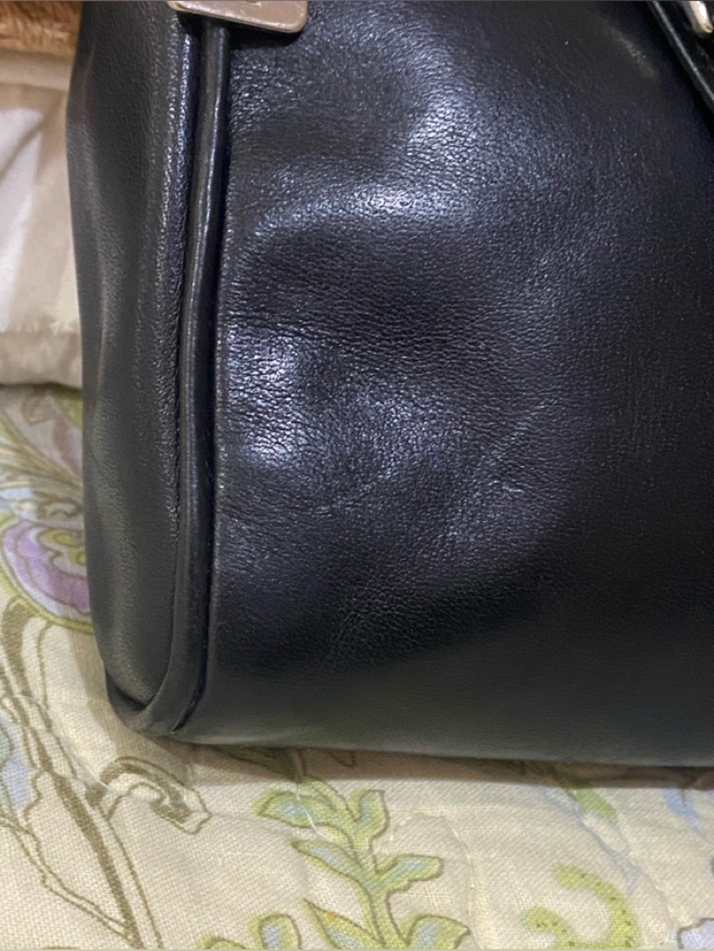 Coach Legacy Leather Wristlet Clutch Purse Bag Silver Hardware Minimalist Black - Picture 5 of 10